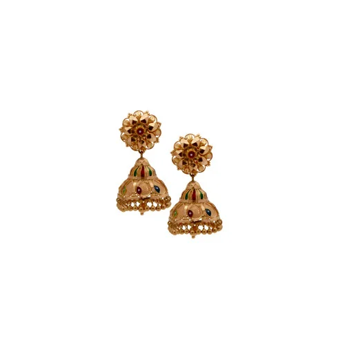 Bengali gold hot sale earrings design